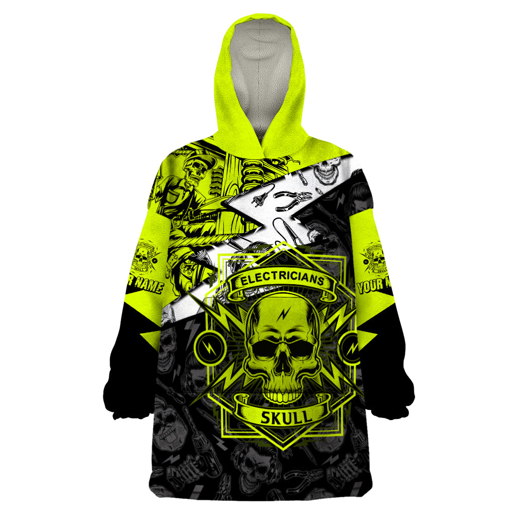 personalised-electricians-skull-wearable-blanket-hoodie