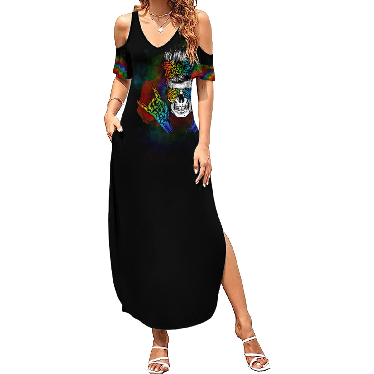 lgbt-rockin-the-rainbow-life-skull-summer-maxi-dress