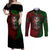 skulls-aztec-warriors-couples-matching-off-shoulder-maxi-dress-and-long-sleeve-button-shirts