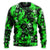 Skull Green Flame Burn Ugly Christmas Sweaters