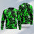 Skull Green Flame Burn Ugly Christmas Sweaters