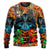 Halloween Scary Skull Pumpkin Horror Art Style Ugly Christmas Sweaters