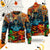 Halloween Scary Skull Pumpkin Horror Art Style Ugly Christmas Sweaters