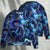 Dragon Blue Skull Fire Lightning Art Style Ugly Christmas Sweaters