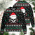 Christmas Skull Wearing Santa Claus Hat And Sweat Candy Ugly Sweaters