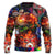 Drum Is My Life Fire Skull Colorful Style Ugly Christmas Sweaters