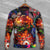 Drum Is My Life Fire Skull Colorful Style Ugly Christmas Sweaters