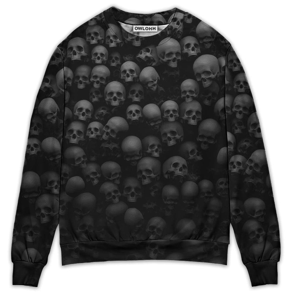 Skull Let Them Go To Hell Ugly Christmas Sweaters