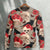 Skull With Rose Flower And Raven Gothic Style Ugly Christmas Sweaters