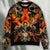 Skull Biker Crazy Art Style Sweater Ugly Christmas