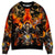 Skull Biker Crazy Art Style Sweater Ugly Christmas