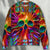 Skull Rainbow Color Love Style Sweater Ugly Christmas