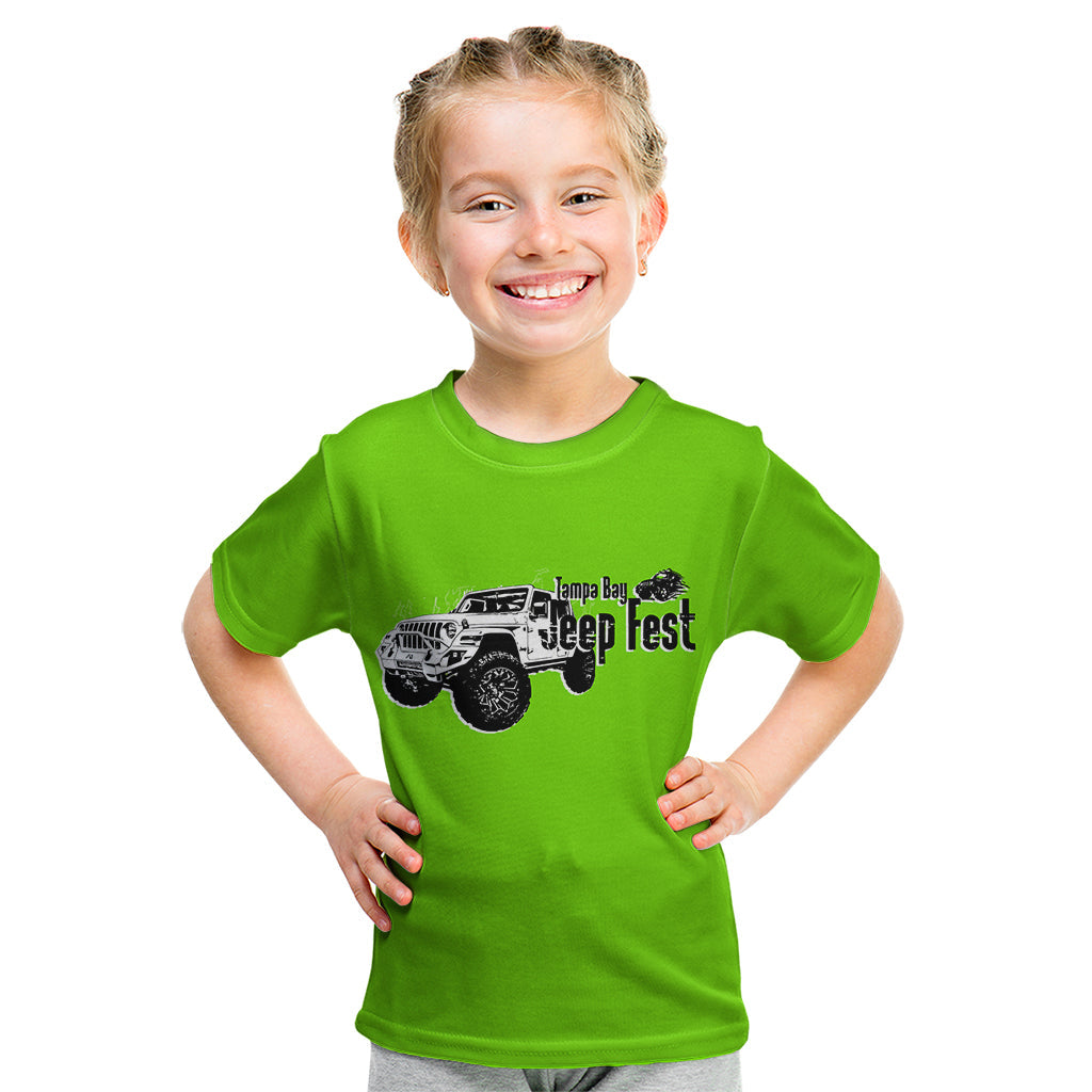 tamba-bay-jeep-fest-kid-t-shirt-simple-green