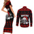 custom-christmas-couples-matching-short-sleeve-bodycon-dress-and-long-sleeve-button-shirt-gothic-skull-creepmas