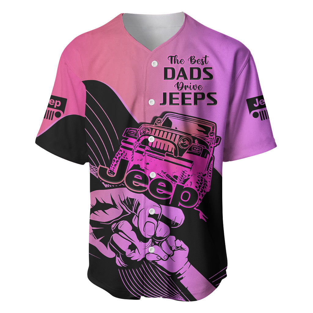 pink-jeep-dad-baseball-jersey-happy-fathers-day-best-dads-drive-jeeps