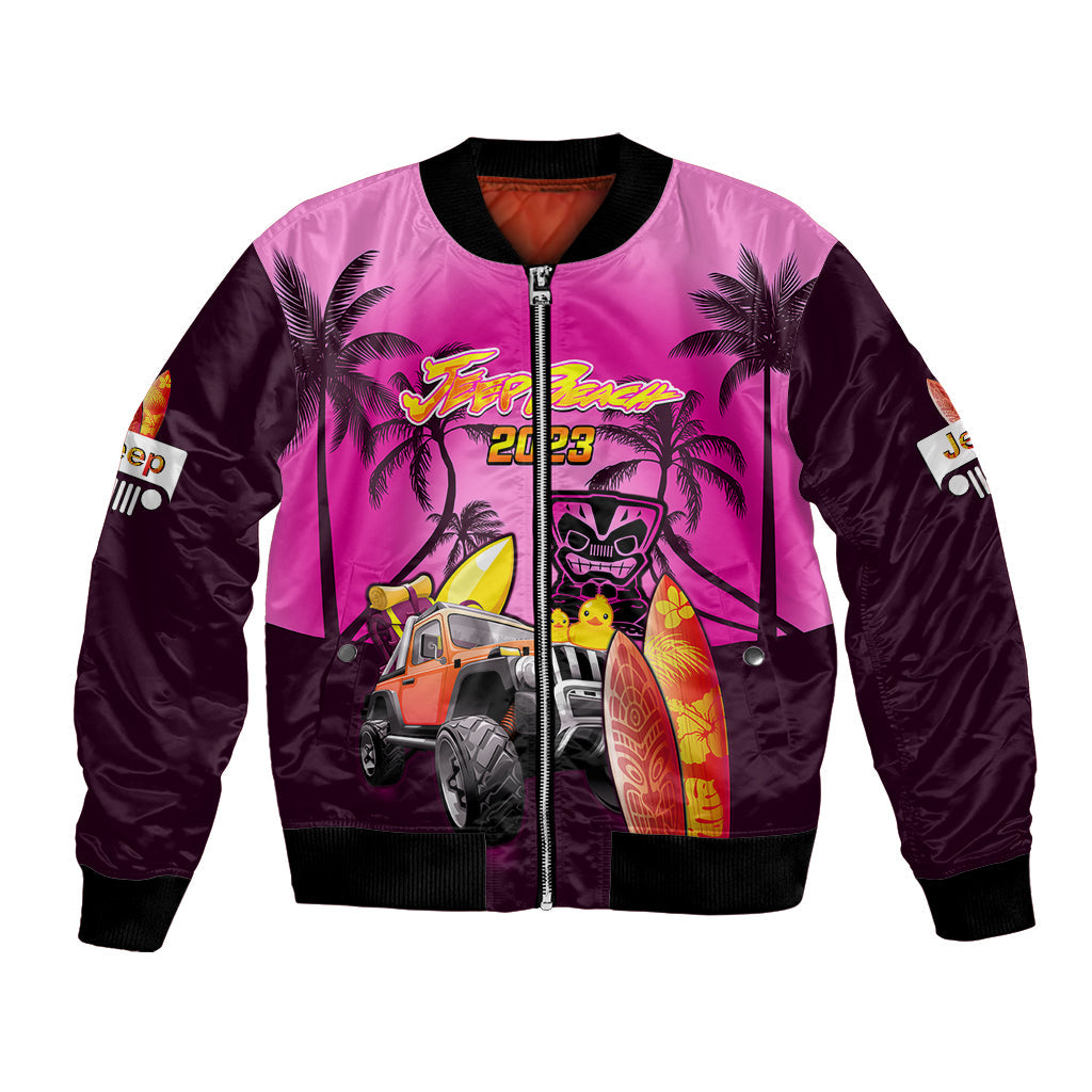 pink-jeep-beach-2023-bomber-jacket-happy-20th-anniversary