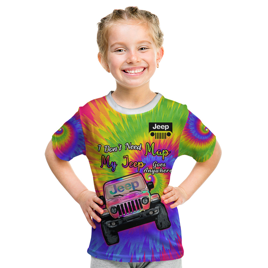 i-dont-need-map-my-jeep-goes-anywhere-kid-t-shirt-tie-dye-special-version