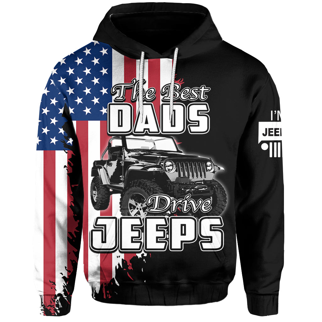 custom-personalised-father-day-hoodie-jeep-dad-no1-black-style