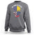 Colombian American Skull Sweatshirt My Home My Blood Flags