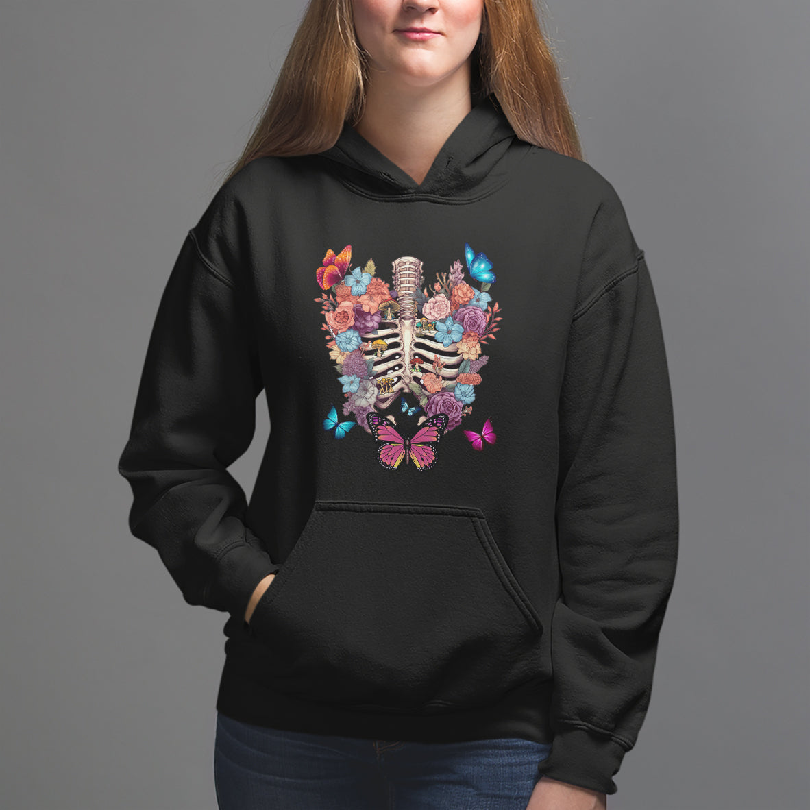 cottagecore-hoodie-vintage-goblincore-dark-academia-skeleton-with-flowers-cottagecore-style-nature-inspired-botanical