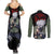 Hatake Kakashi - Sharingan Eyes Couples Matching Summer Maxi Dress and Long Sleeve Button Shirt