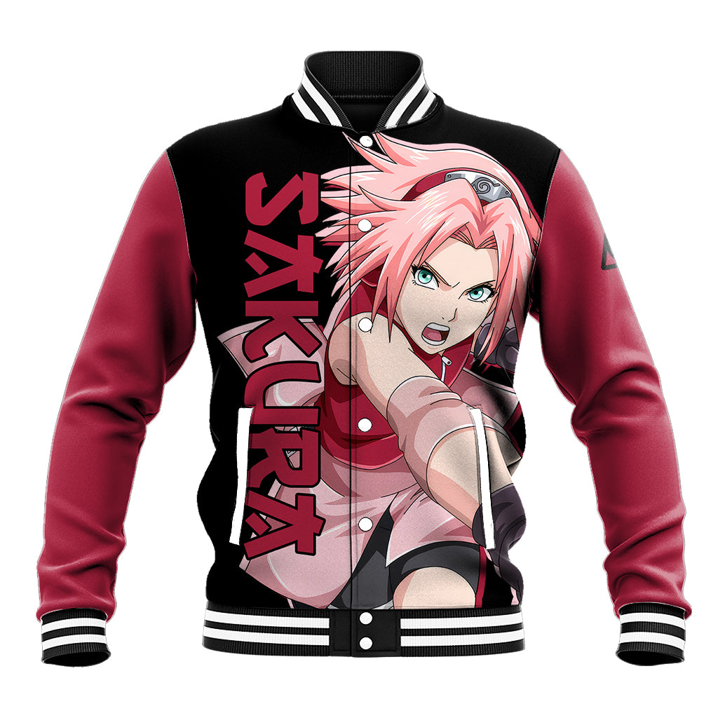 Sakura Haruno - Naruto Anime Baseball Jacket