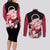 Sakura Haruno - Naruto Anime Couples Matching Long Sleeve Bodycon Dress and Long Sleeve Button Shirt