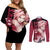 Sakura Haruno - Naruto Anime Couples Matching Off Shoulder Short Dress and Long Sleeve Button Shirt