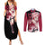 Sakura Haruno - Naruto Anime Couples Matching Summer Maxi Dress and Long Sleeve Button Shirt