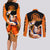 Gohan - Dragon Ball Couples Matching Long Sleeve Bodycon Dress and Long Sleeve Button Shirt