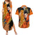 Gohan - Dragon Ball Couples Matching Summer Maxi Dress and Hawaiian Shirt