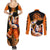 Gohan - Dragon Ball Couples Matching Summer Maxi Dress and Long Sleeve Button Shirt