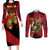 Cell Max Super - Dragon Ball Couples Matching Long Sleeve Bodycon Dress and Long Sleeve Button Shirt