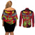 Cell Max Super - Dragon Ball Couples Matching Off Shoulder Short Dress and Long Sleeve Button Shirt