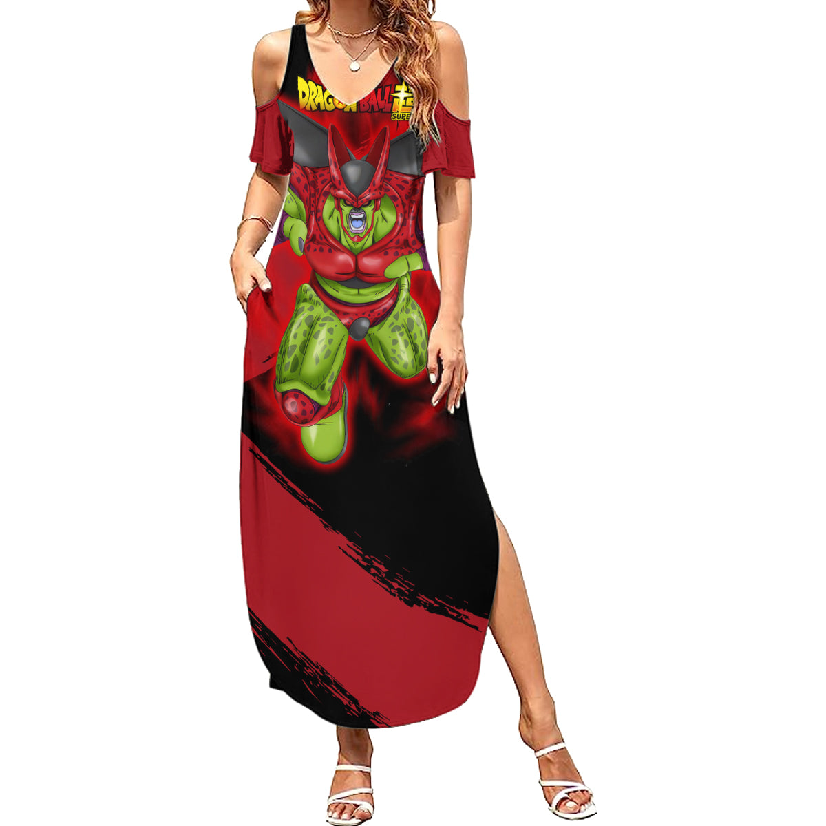 Cell Max Super - Dragon Ball Summer Maxi Dress