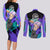 Future Trunks - Dragon Ball Couples Matching Long Sleeve Bodycon Dress and Long Sleeve Button Shirt