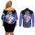 Future Trunks - Dragon Ball Couples Matching Off Shoulder Short Dress and Long Sleeve Button Shirt