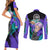 Future Trunks - Dragon Ball Couples Matching Short Sleeve Bodycon Dress and Long Sleeve Button Shirt