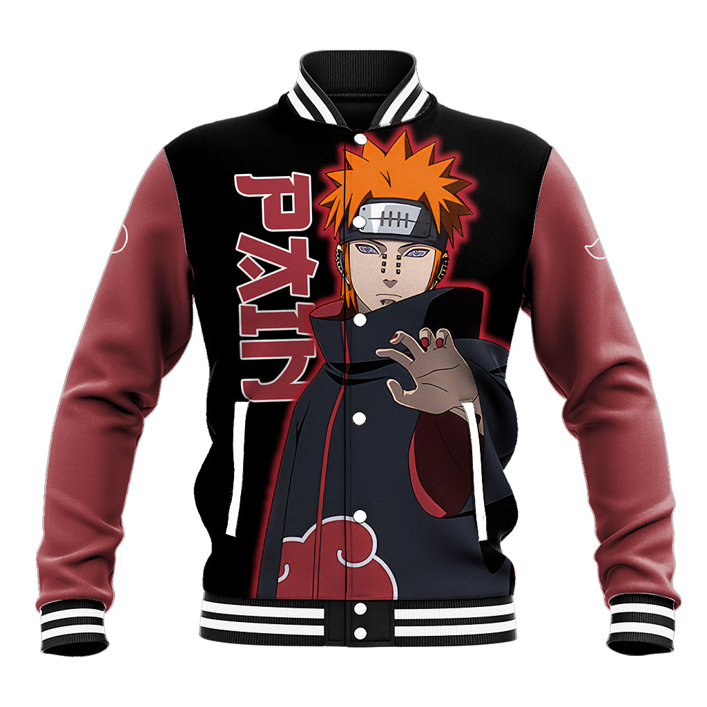 Pain Akatsuki - Naruto Anime Baseball Jacket