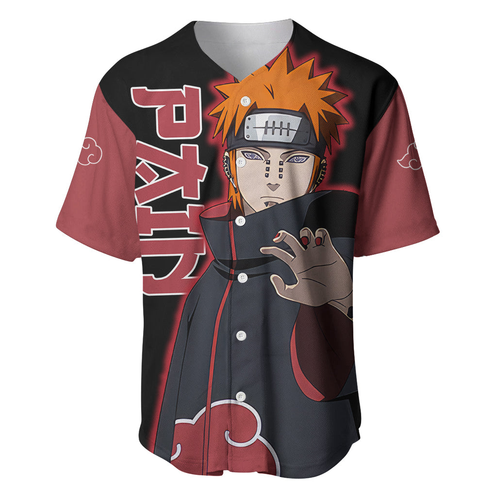 Pain Akatsuki - Naruto Anime Baseball Jersey