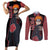 Pain Akatsuki - Naruto Anime Couples Matching Short Sleeve Bodycon Dress and Long Sleeve Button Shirt