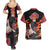 Pain Akatsuki - Naruto Anime Couples Matching Summer Maxi Dress and Hawaiian Shirt