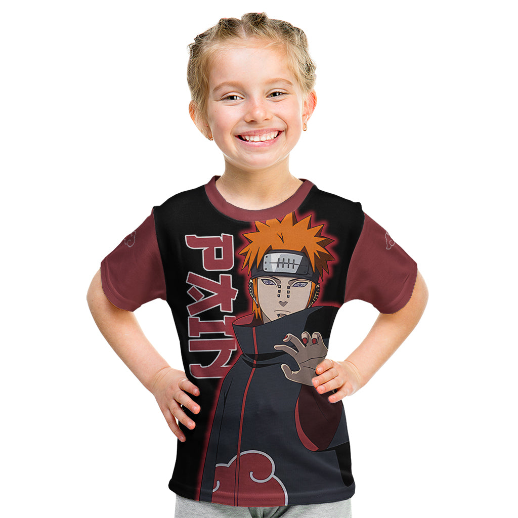 Pain Akatsuki - Naruto Anime Kid T Shirt