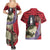 Orochimaru Anime Style Manga Couples Matching Summer Maxi Dress and Hawaiian Shirt