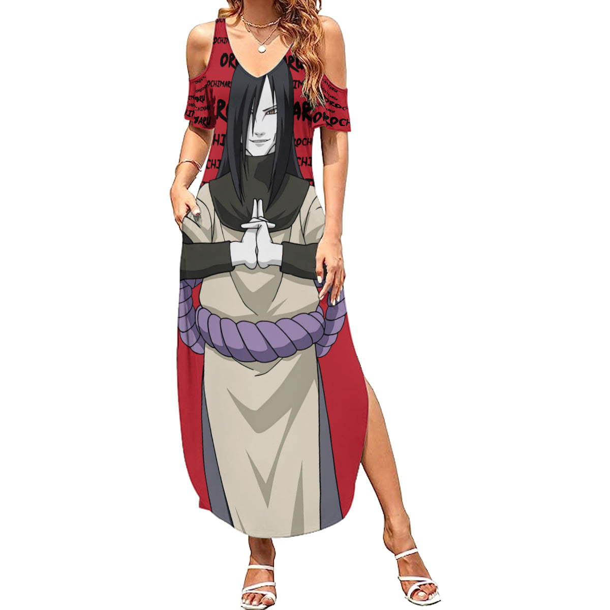 Orochimaru Anime Style Manga Summer Maxi Dress