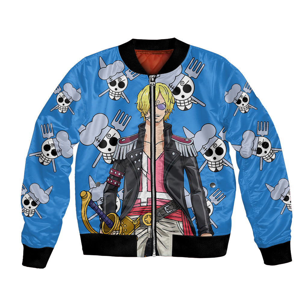 Vinsmoke Sanji Anime Movie Red Bomber Jacket