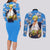 Vinsmoke Sanji Anime Movie Red Couples Matching Long Sleeve Bodycon Dress and Long Sleeve Button Shirt