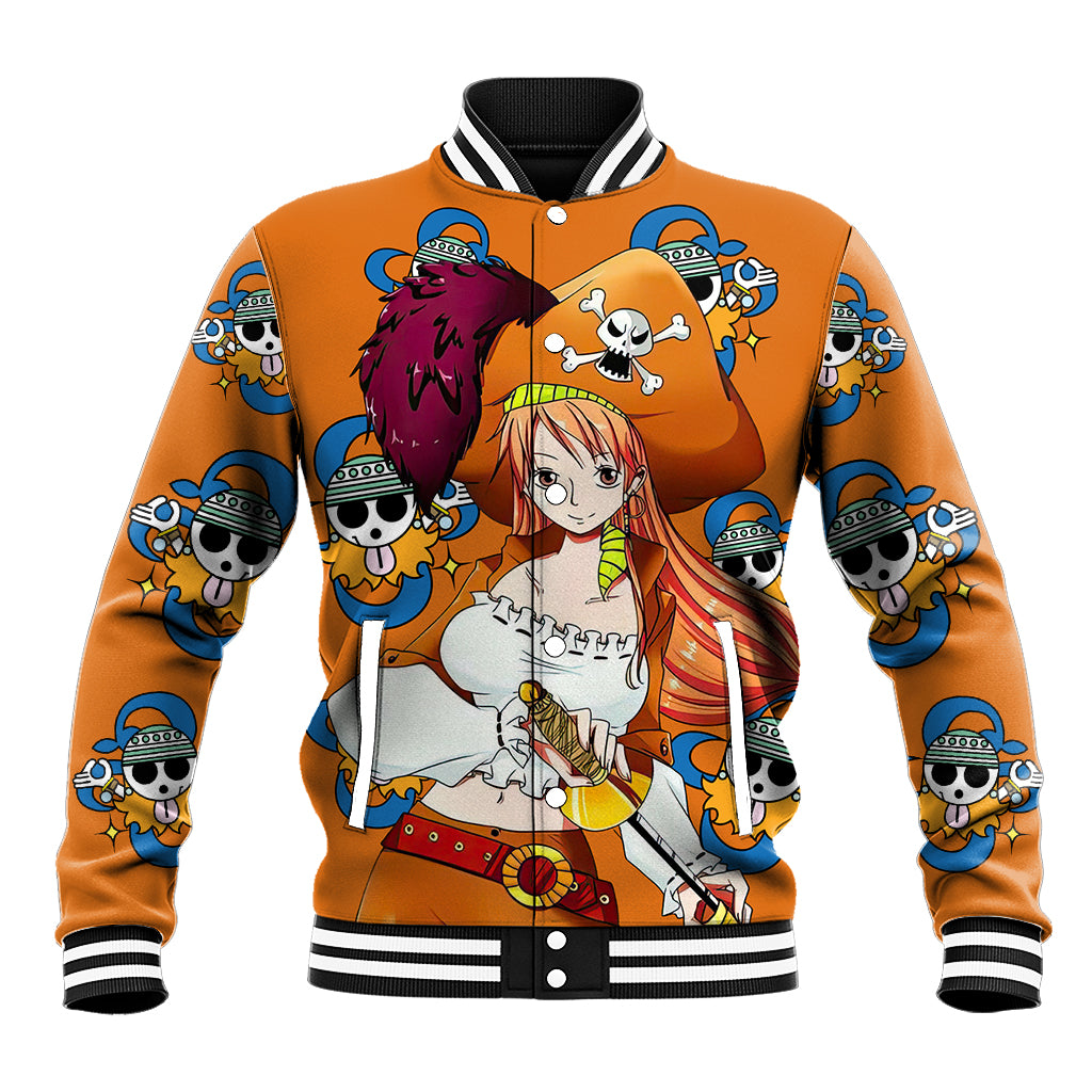 Nami - Anime Movie Red Baseball Jacket