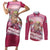 Donquixote Doflamingo Couples Matching Short Sleeve Bodycon Dress and Long Sleeve Button Shirt One Piece