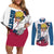 Minato Namikaze Couples Matching Off Shoulder Short Dress and Long Sleeve Button Shirt Naruto